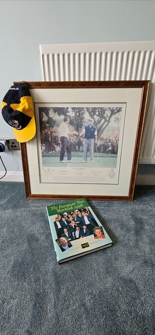 "Victory In Valderrama" Framed Golf Print