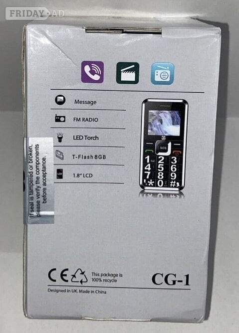 London CG1 Mobile Phone with Big Buttons.