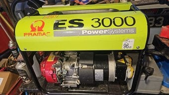 Pramac ES3000 Petrol Generator powered by Honda.