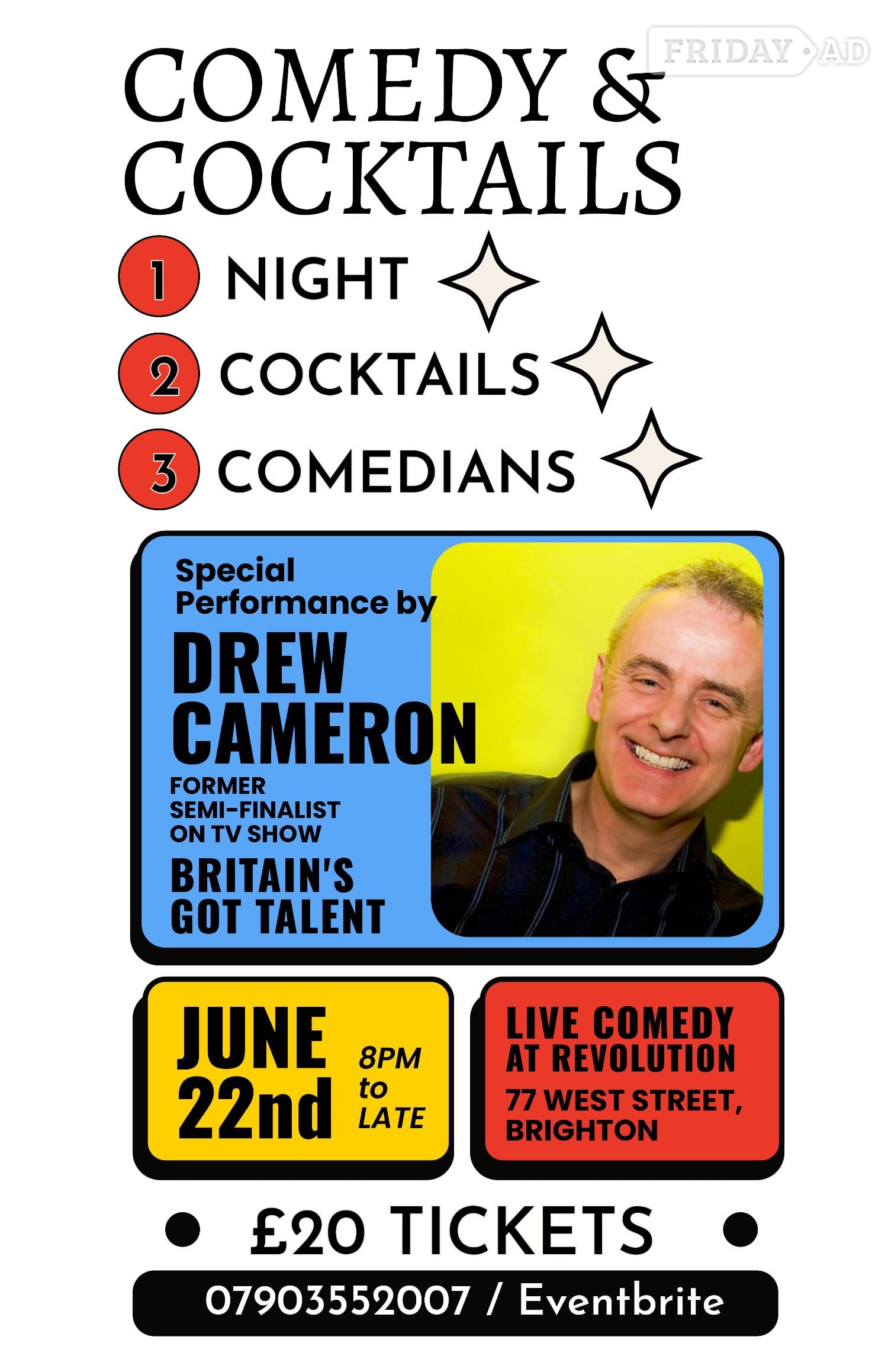 Comedy & Cocktails in Brighton