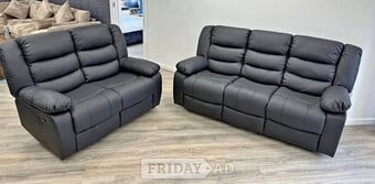 Roma Recliner 3 Seater & 2 seater Sofa set luxury Comfort ¬ FHD