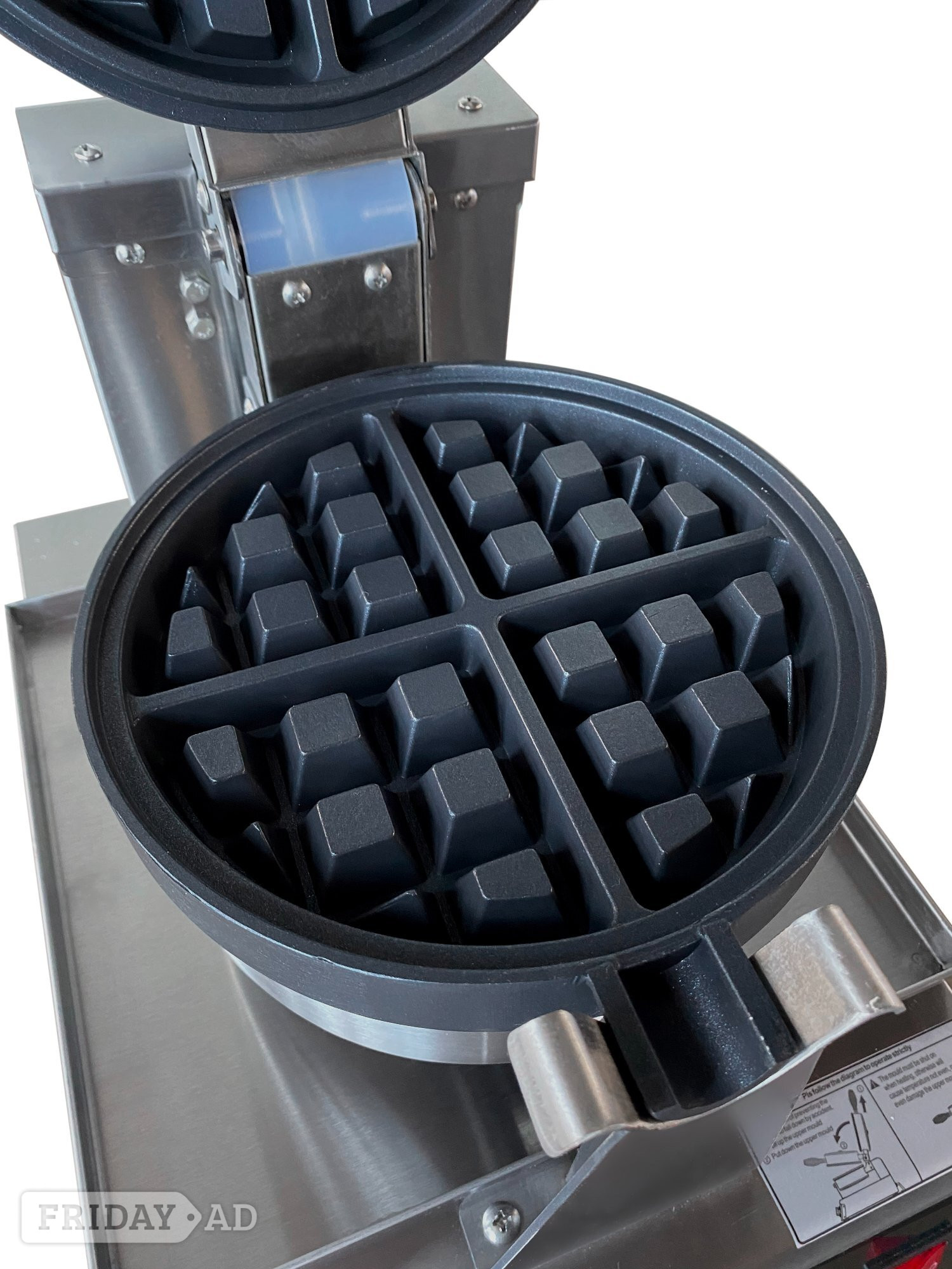 Commercial heavy duty waffle maker Round shape