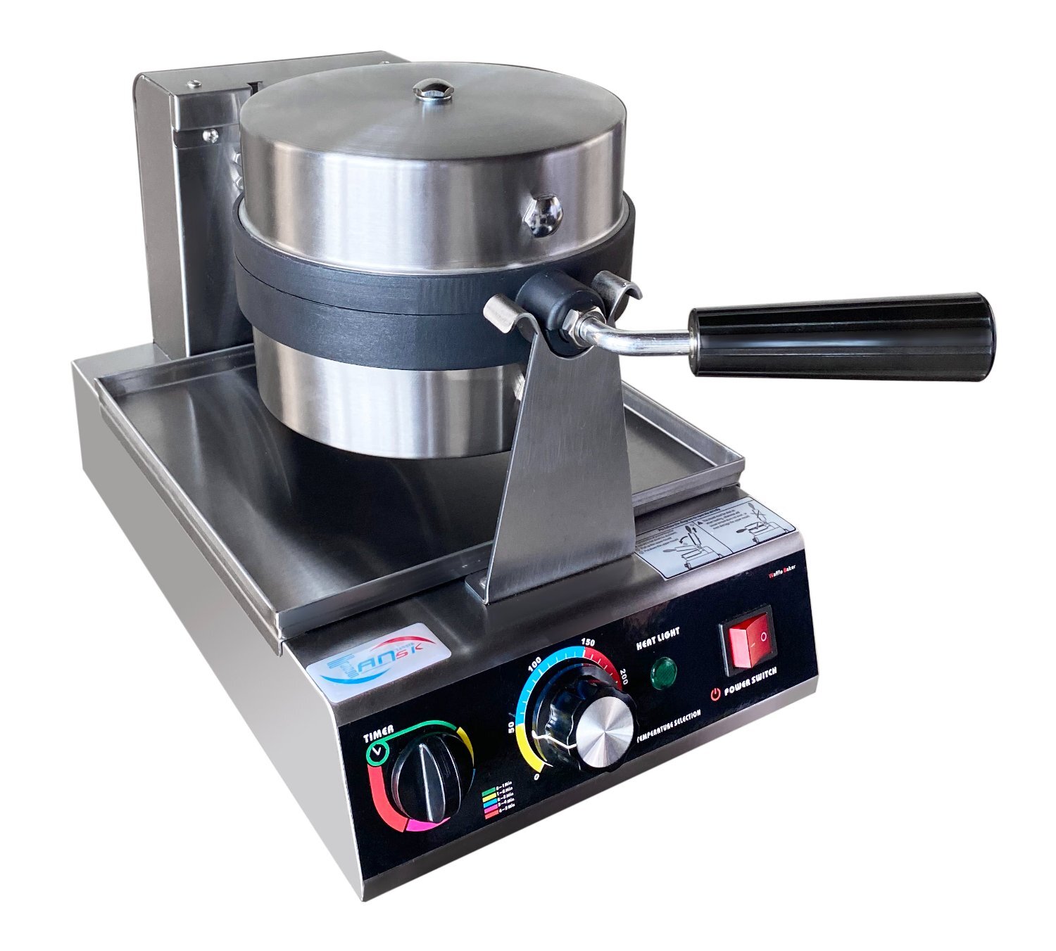 Commercial heavy duty waffle maker Round shape - Home Appliances