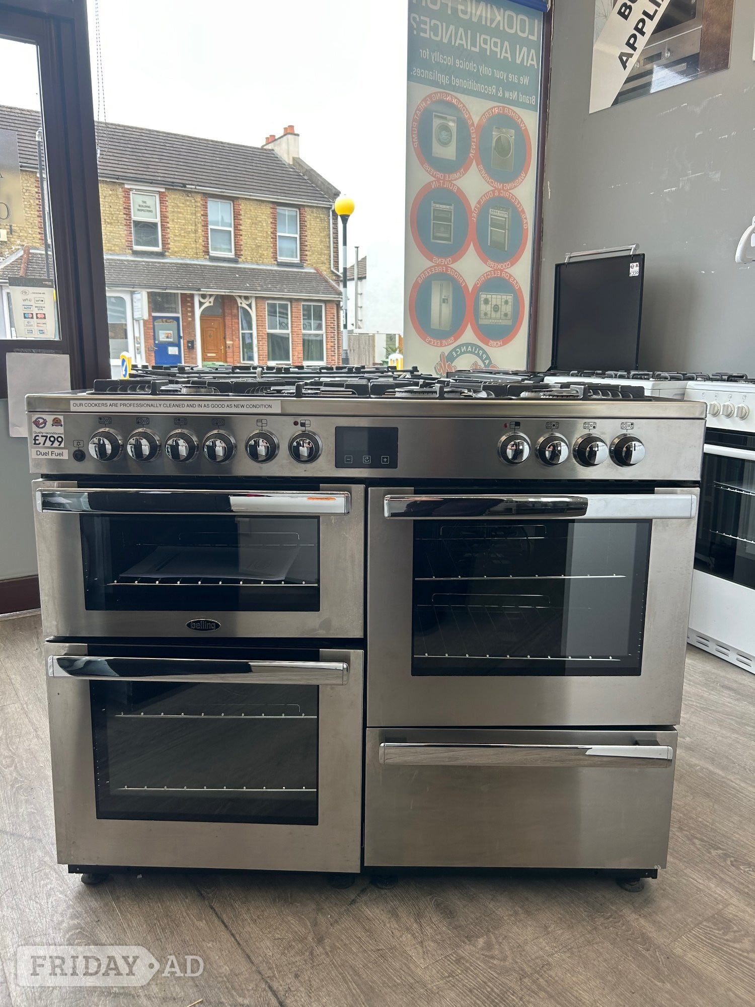 BELLING - DUEL FUEL RANGE COOKER in St. Leonards-On-Sea