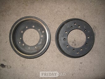MG TD Rear brake drums