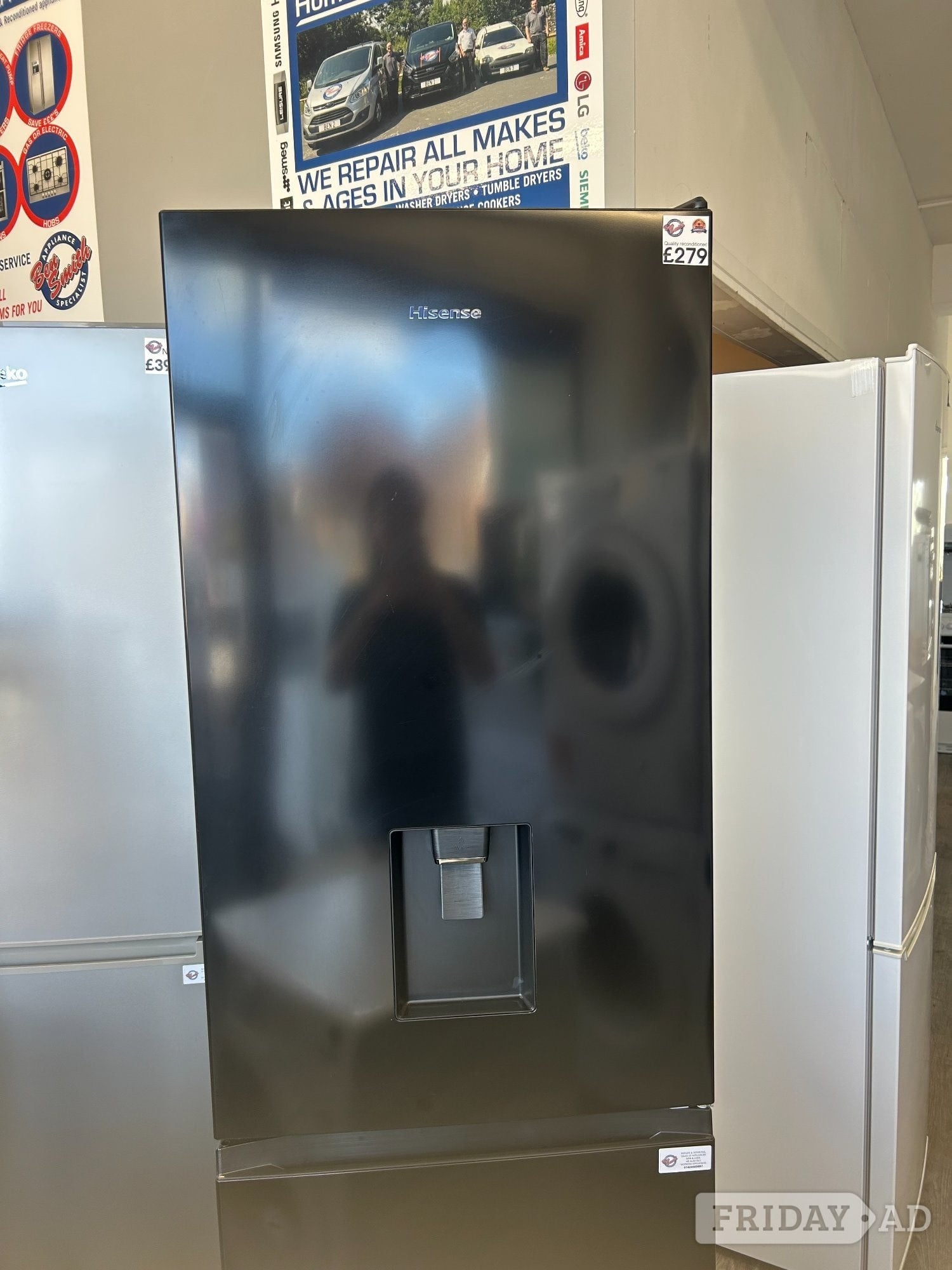 HISENSE FRIDGE FREEZER in St. Leonards-On-Sea