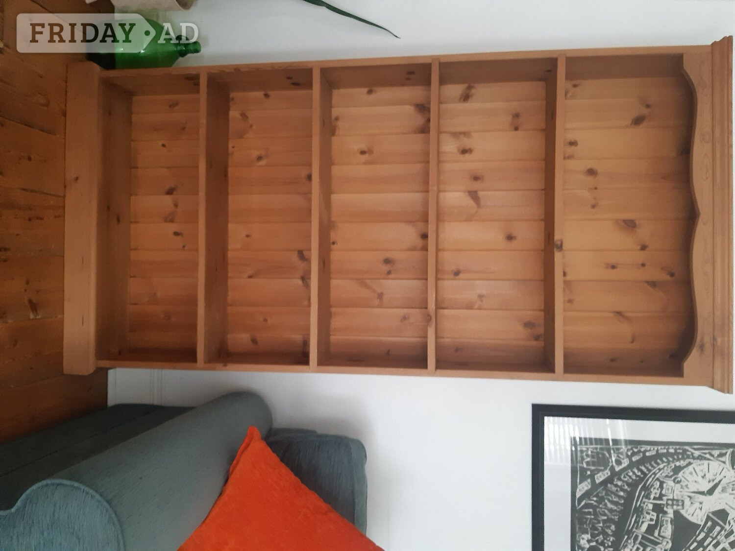 Solid Pine Bookcase / Shelving Unit – £35 ONO