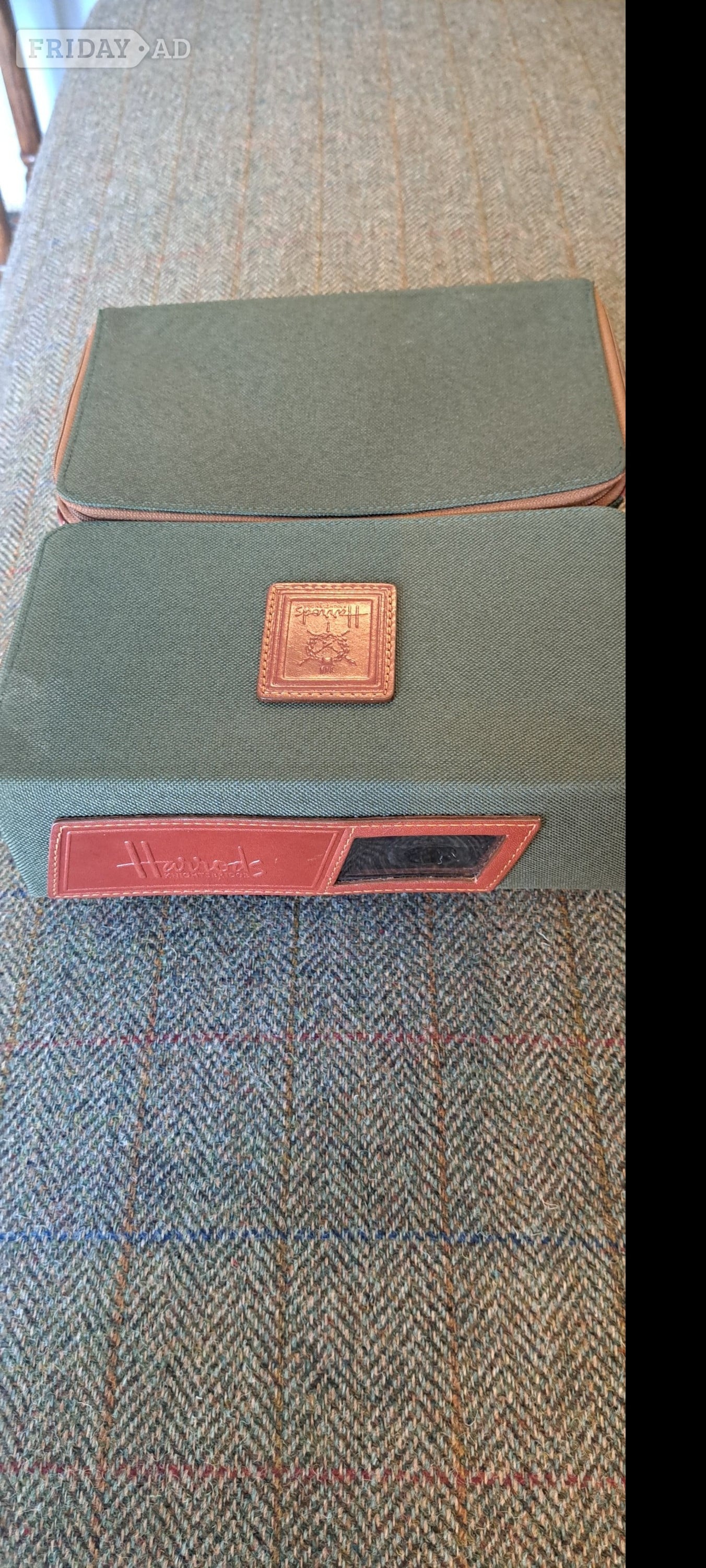 HARRODS TRAVEL ORGANISER CASE FOR SHIRTS AND ACCESSORIES 