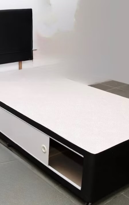 Rotherham SINGLE PINEMASTER MATTRESS BLACK BASE WITH SLIDER & HB
