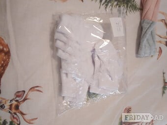 10  pairs of white lace top socks 6 to 12 months