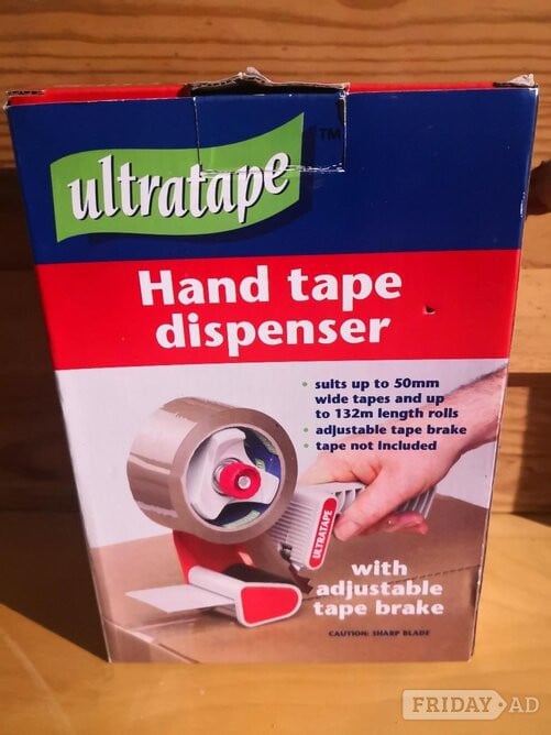 3 X Lightweight packing tape dispensers.