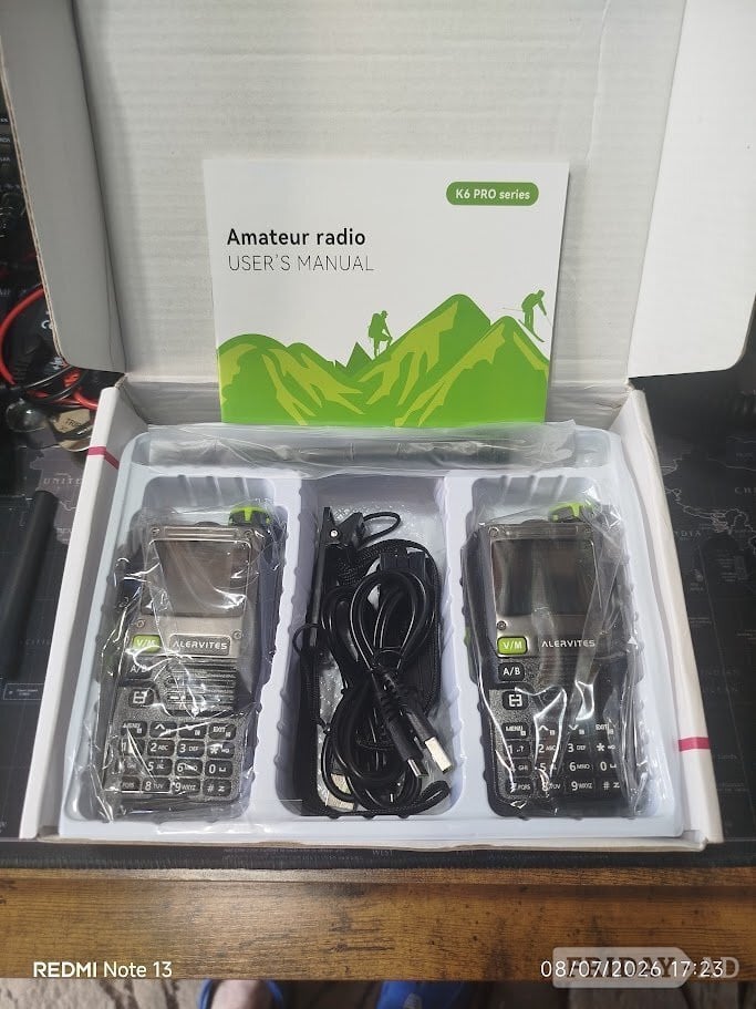 Steyning ALERVITES UV-K61-PRO- (BAOFENG) Twin Pack -Two-Way Radio- 