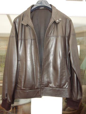 Gents Leather jacket by DKNY