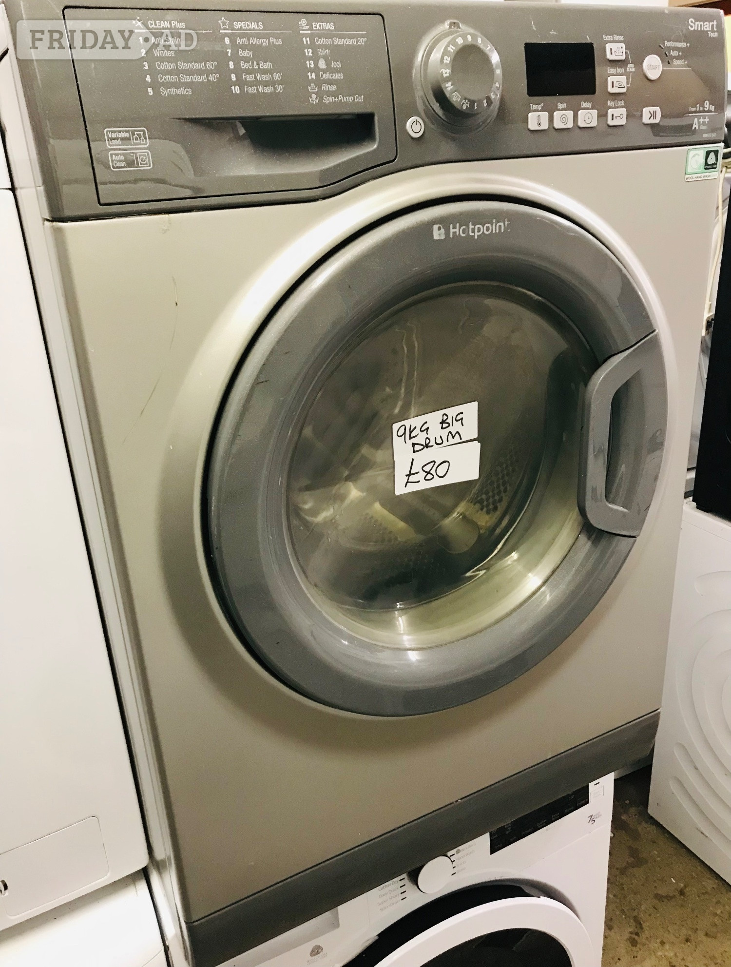 Hotpoint 9KG load big size drum washing machine  in Oxford