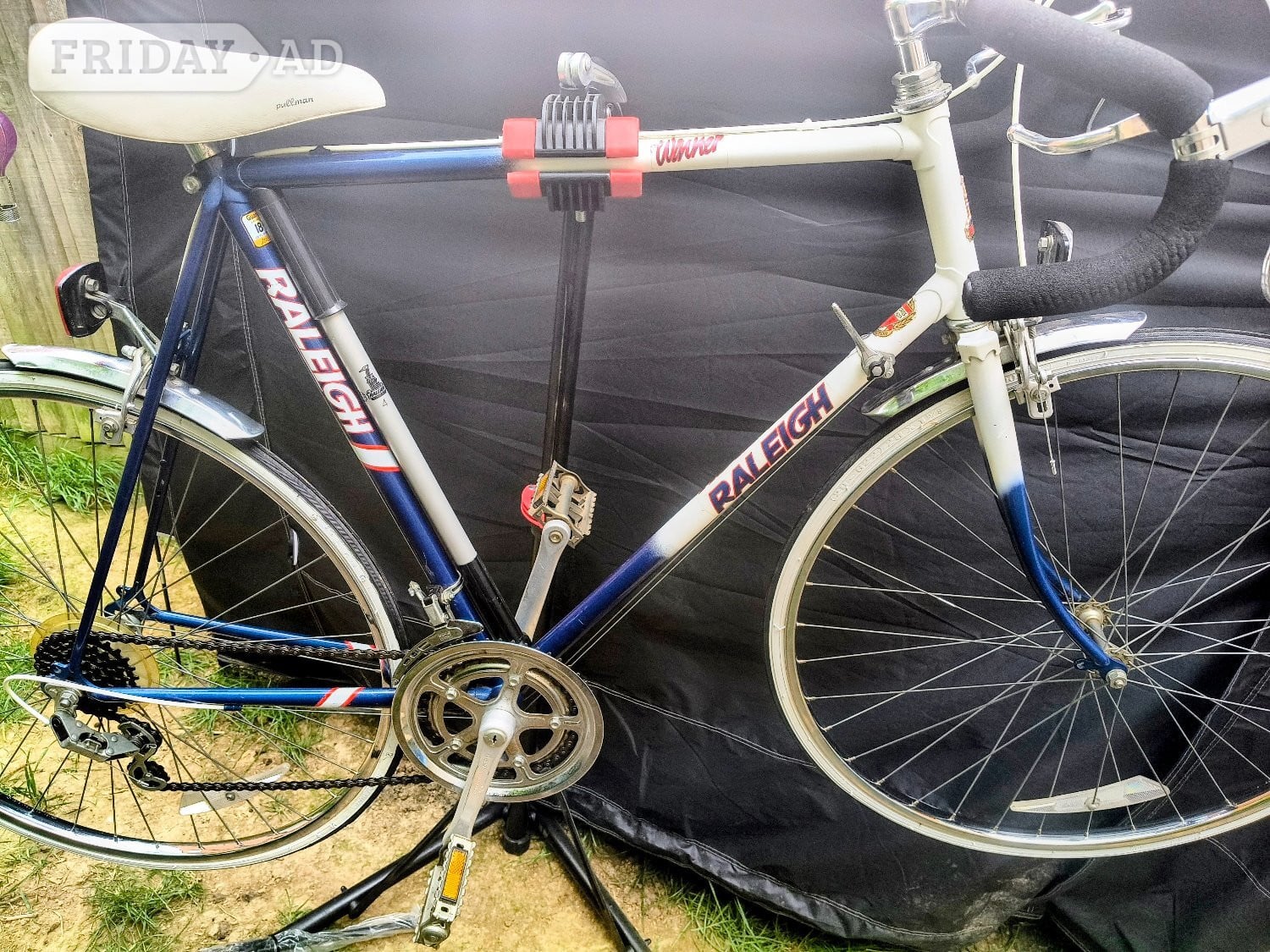 XL FRAME. Vintage 1980s Raleigh Winner Road Bike - XL FRAME - 10