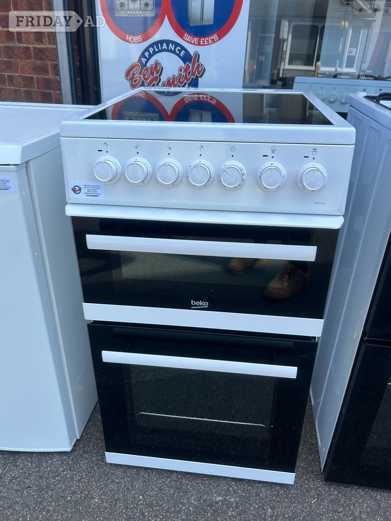 BEKO 50CM CERAMIC ELECTRIC COOKER in St. Leonards-On-Sea