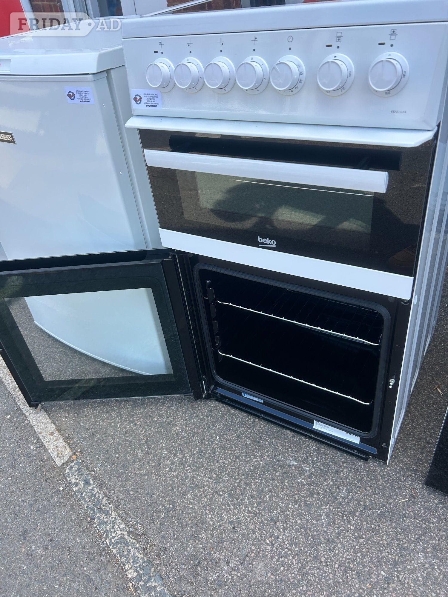 St. Leonards-On-Sea BEKO 50CM CERAMIC ELECTRIC COOKER