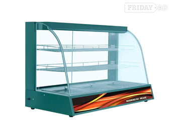 New Commercial countertop Heated Food Display Cabinet Pie Warmer
