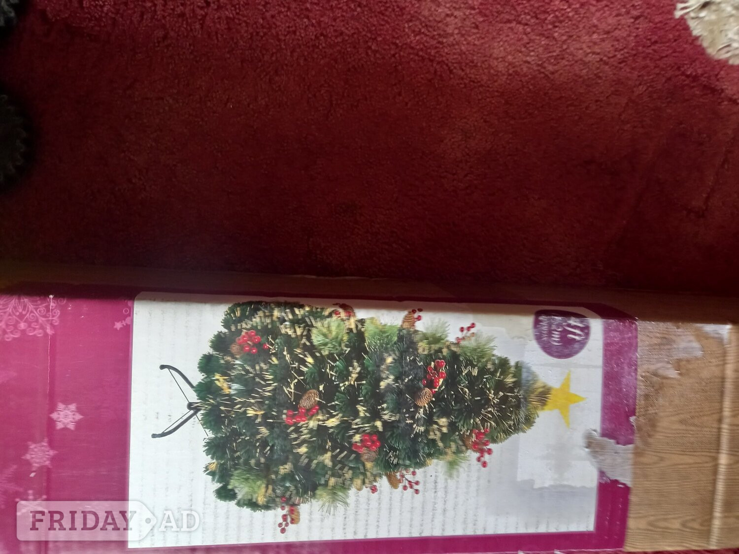 4FT Fibre Optic Berry and Cone Christmas Tree was £45.00 now £25. in Bristol