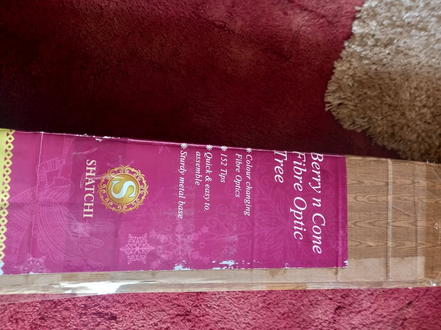 4FT Fibre Optic Berry and Cone Christmas Tree was £45.00 now £25.