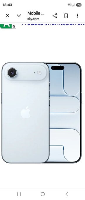 I phone Air for sale