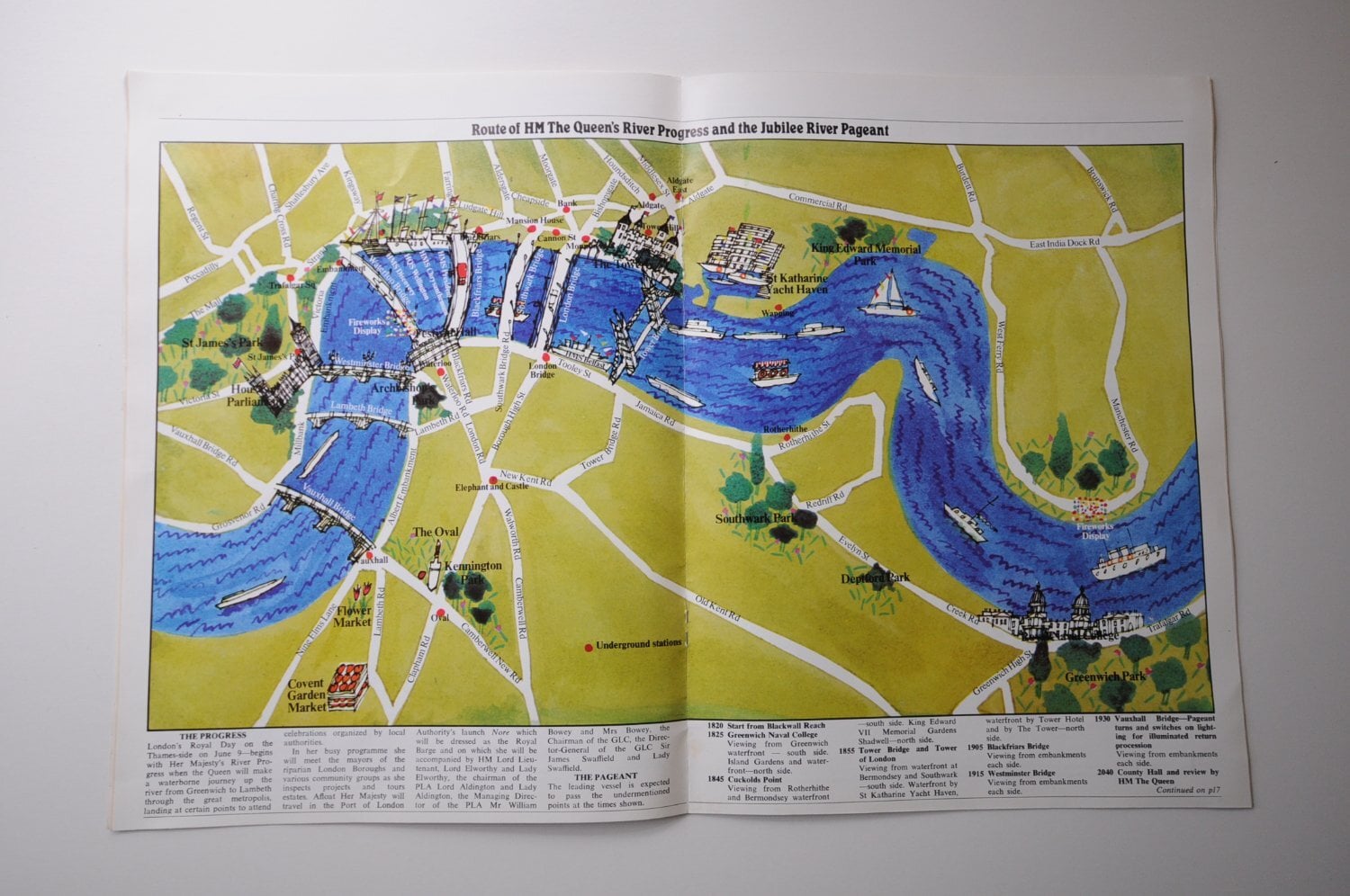 Unique Silver Jubilee River Pageant Memorabilia 1977 - Antiques & Collectables in Hartley Wintney