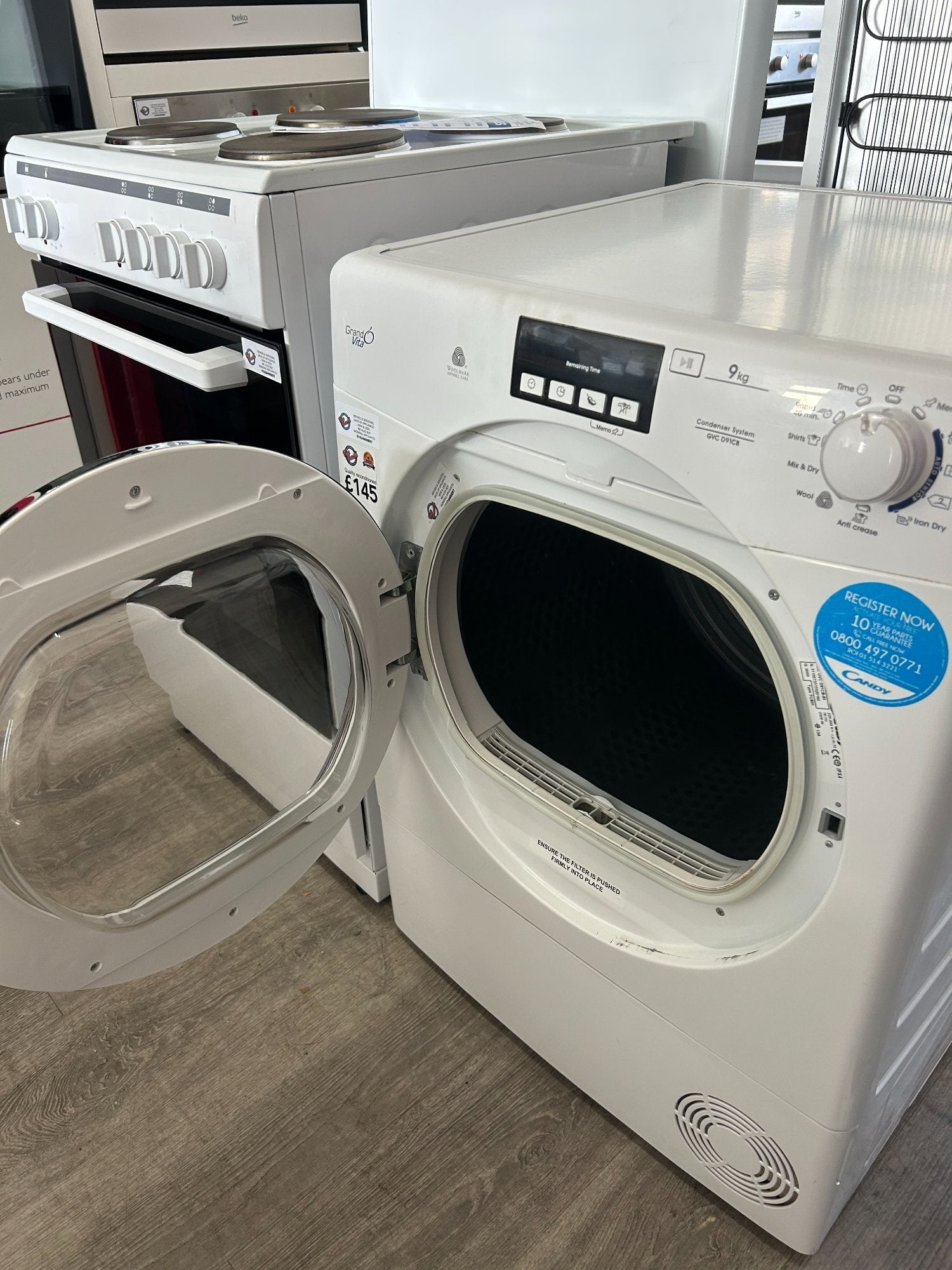 CANDY GRAND VITA 9KG TUMBLE DRYER