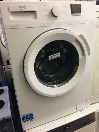 Beko 7kg load washing machine with 1200 rpm .