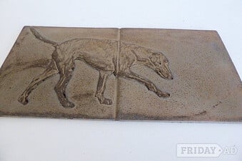 Wall hanging, Dog tile