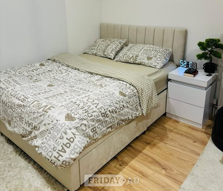 London Divan Bed with optional – Mattress – Storage – Headboard