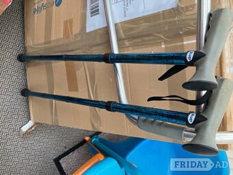 Foldable walking sticks