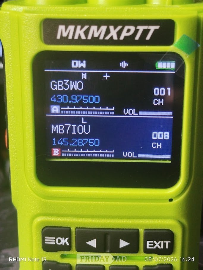 MKMXPTT clone of the RADTEL RT900BT. 8-Band UHF/VHF Bluetooth - Hobbies & Leisure in Steyning