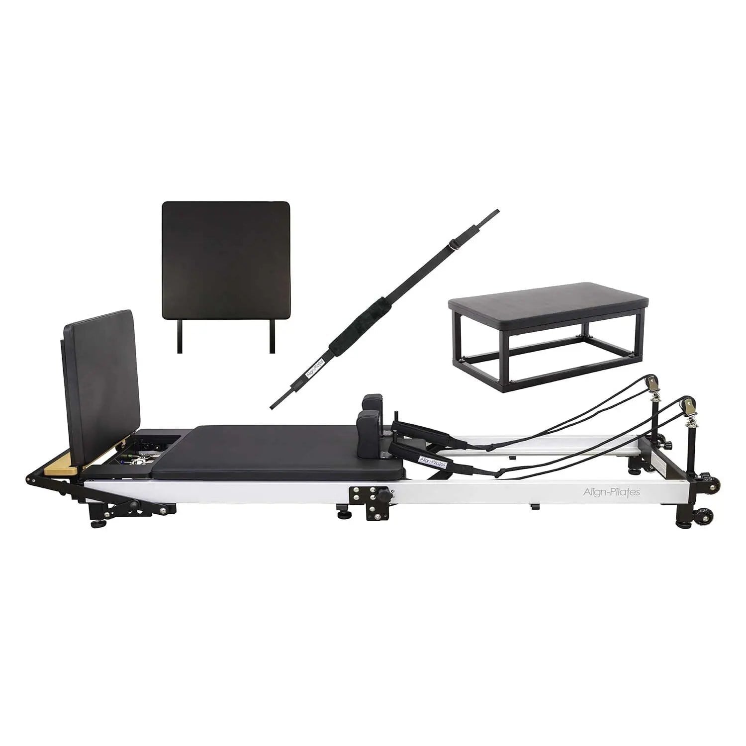 Align-Pilates F3 Folding Reformer + Jump Board, Sitting Box & Foo