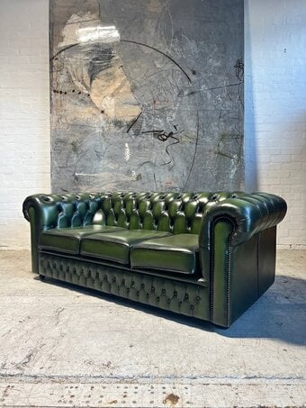 3 seater leather sofa brown colour 