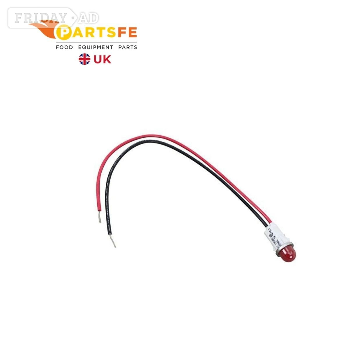 Garland G01296-1 1/2" Red Dome Signal Light W/ 10" Leads  in Manchester