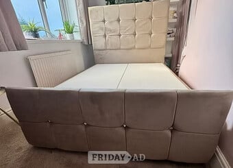 Single - CUBA DELUXE OTTOMAN DIVAN - choice of colours /fabrics