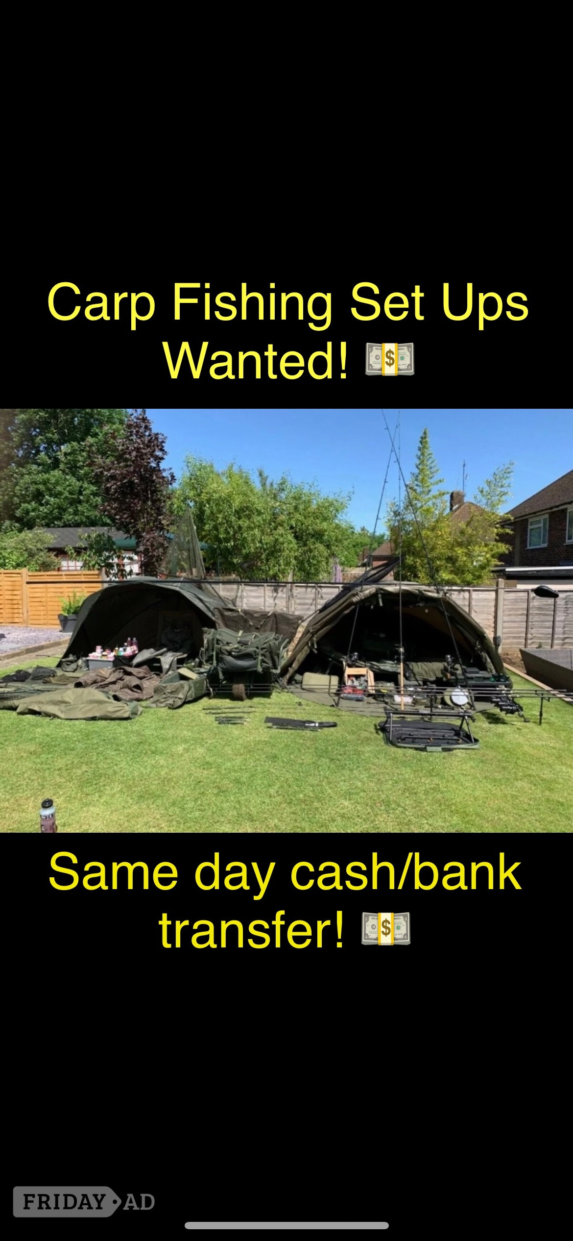 💥Carp Fishing Set Ups Wanted!🎣💷💷