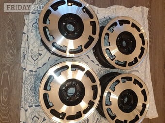 Mk1 vw golf GTI Pirelli P Slot 14inch 4 Stud Alloy wheels fully refurbished 