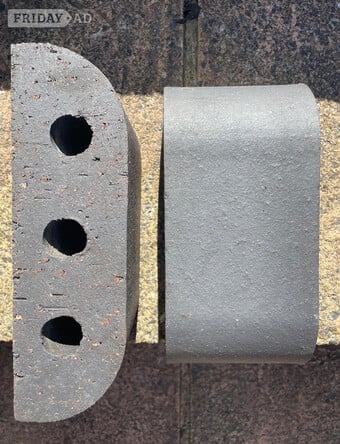 Blue - Bull nosed bricks