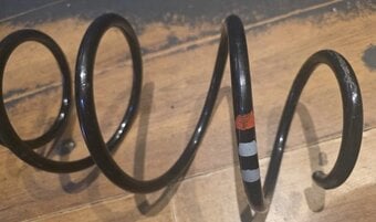 Mercedes SLK R172 Front Spring A1723212204 Silver Red Marks