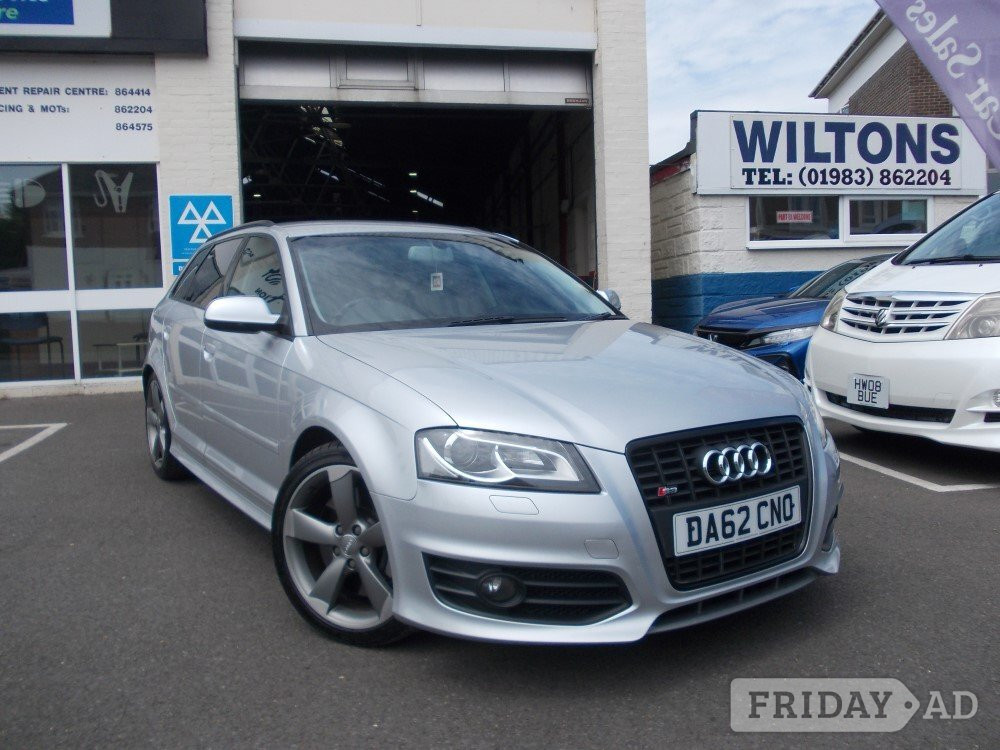 2012 AUDI S3 2.0 TFSI BLACK EDITION S TRONIC QUATTRO in Shanklin