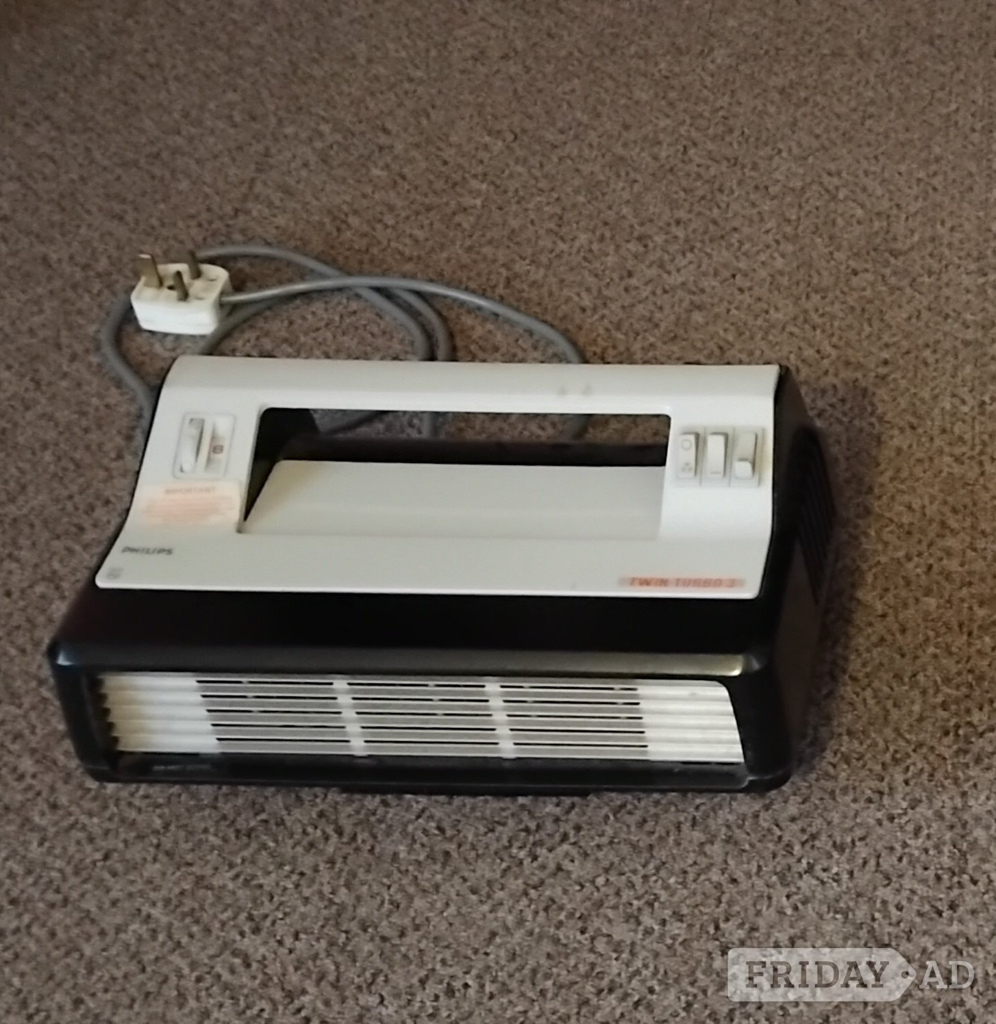 Philips Turbo3 Portable Heater in Maidstone