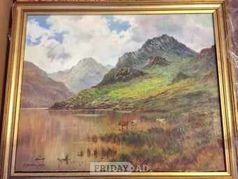 Landscape  Lochs and Mountains  by J  Hamilton George