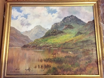 Landscape  Lochs and Mountains  by J  Hamilton George