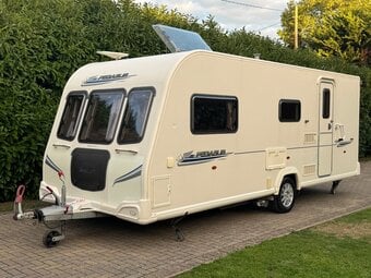 Bailey Pegasus 514 2010 4 Berth Caravan with Motor Movers and Side Dinette