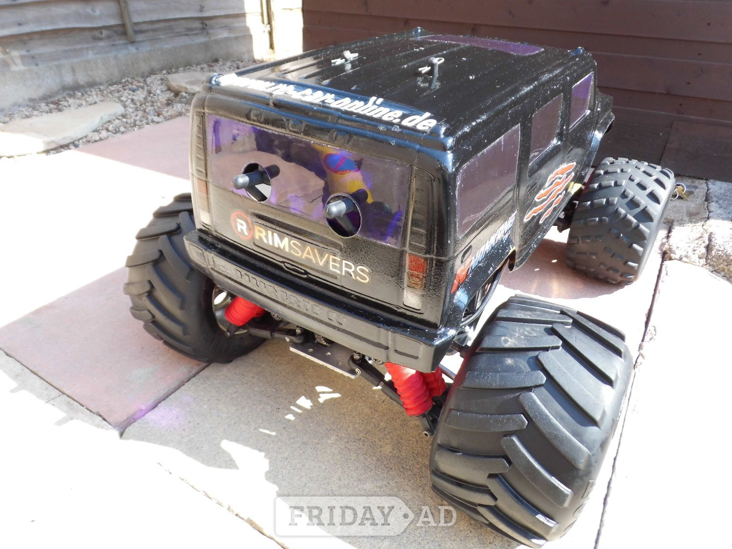 fg hummer 1/6th scale petrol rc car!