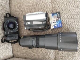 Minolta camera,with case.
