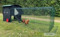 Green Frog/Nestera 100% recycled plastic chicken coops