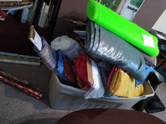 Fabric rolls for sale £1.00 per meter or £85 for 100 meters