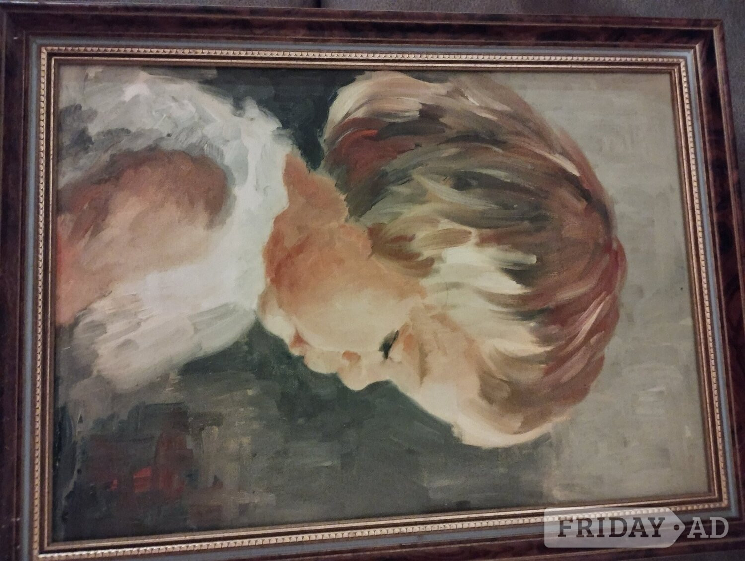 SELF PORTRAIT OIL ORIGINAL PAINTING 1X1.5 FEET in Hastings